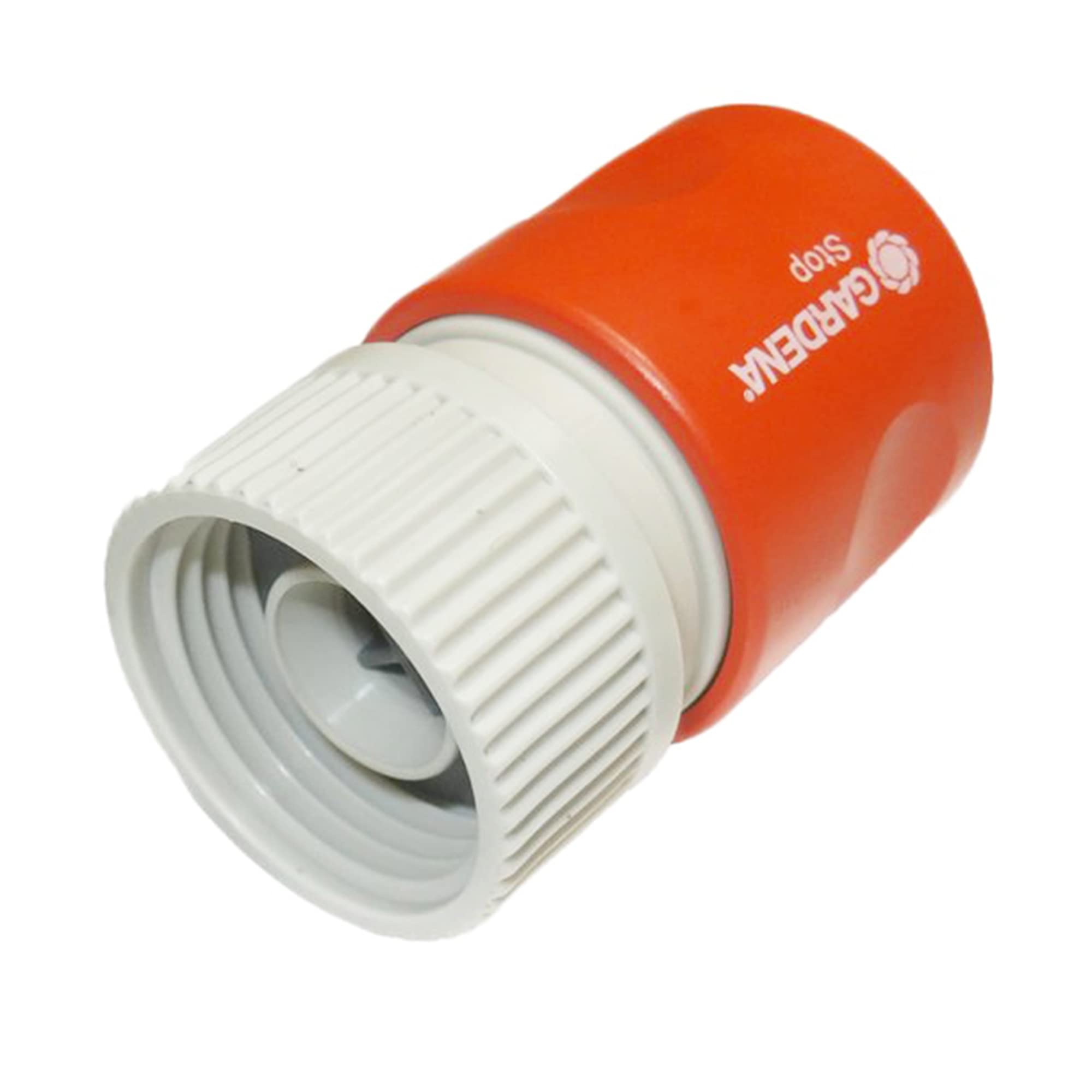 Close-up of washout port for easy hose attachment after mowing.