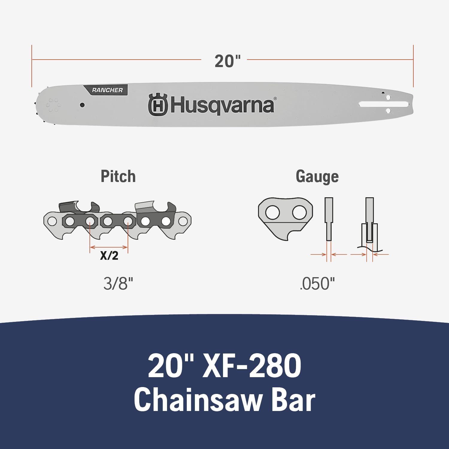Husqvarna Rancher bar bearing system shields protect bearings
