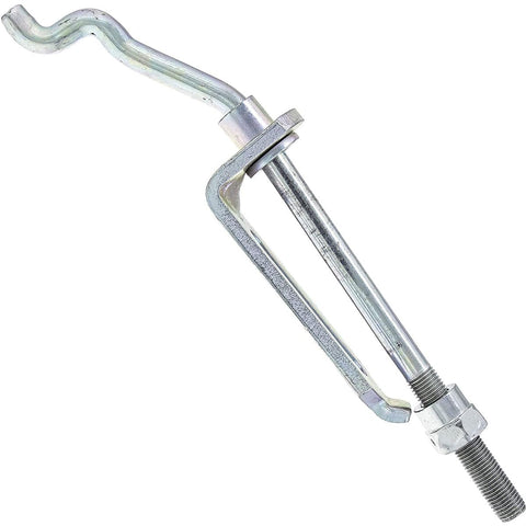 Closeup of Husqvarna rear lift link showing sturdy construction for reliable lift