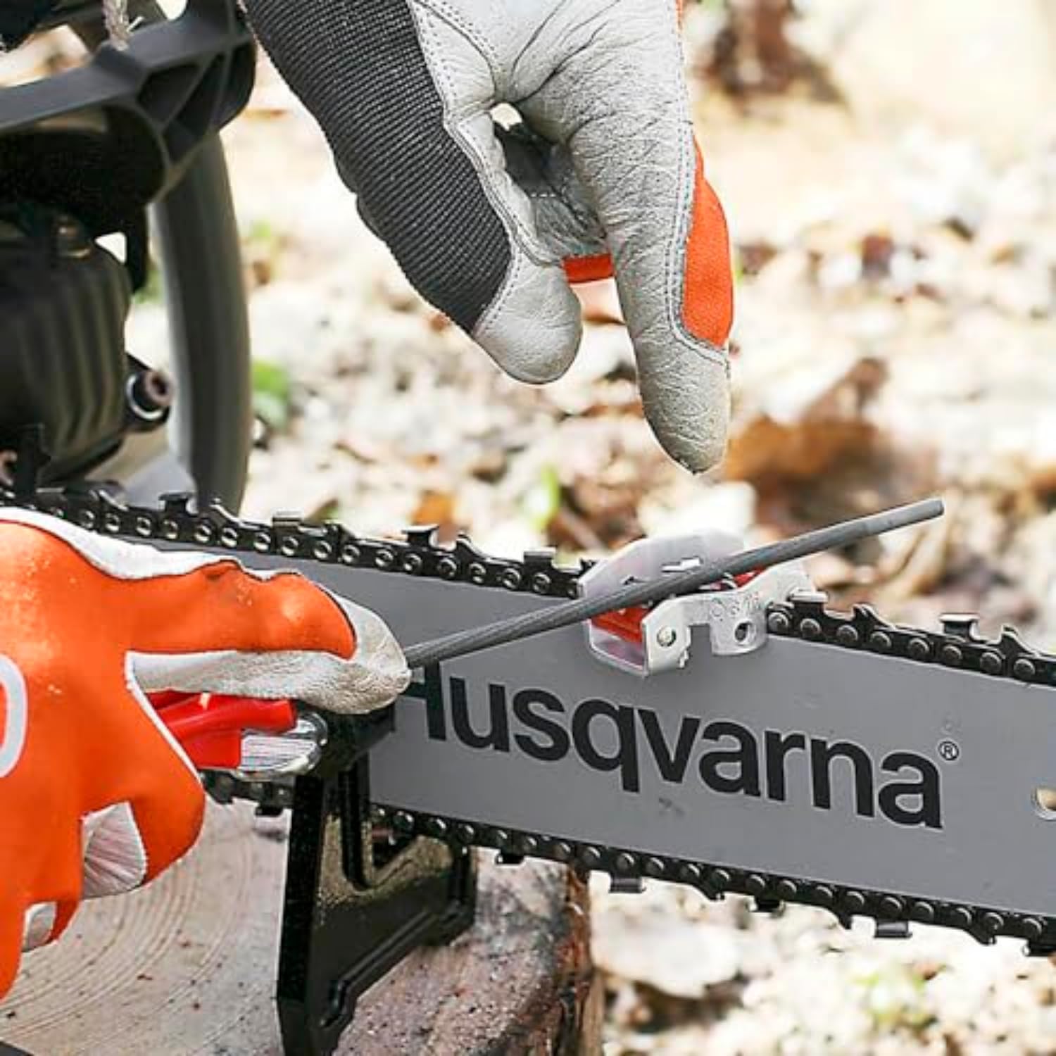 Husqvarna round and flat files visual for versatile sharpening toolkit