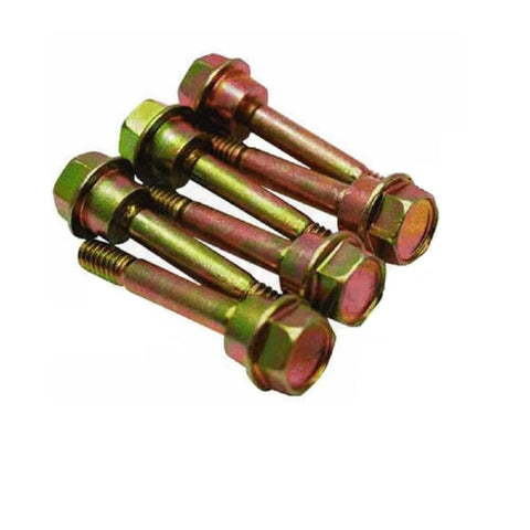 Husqvarna bolts close-up, showing replaceable shear points for two-stage blowers.