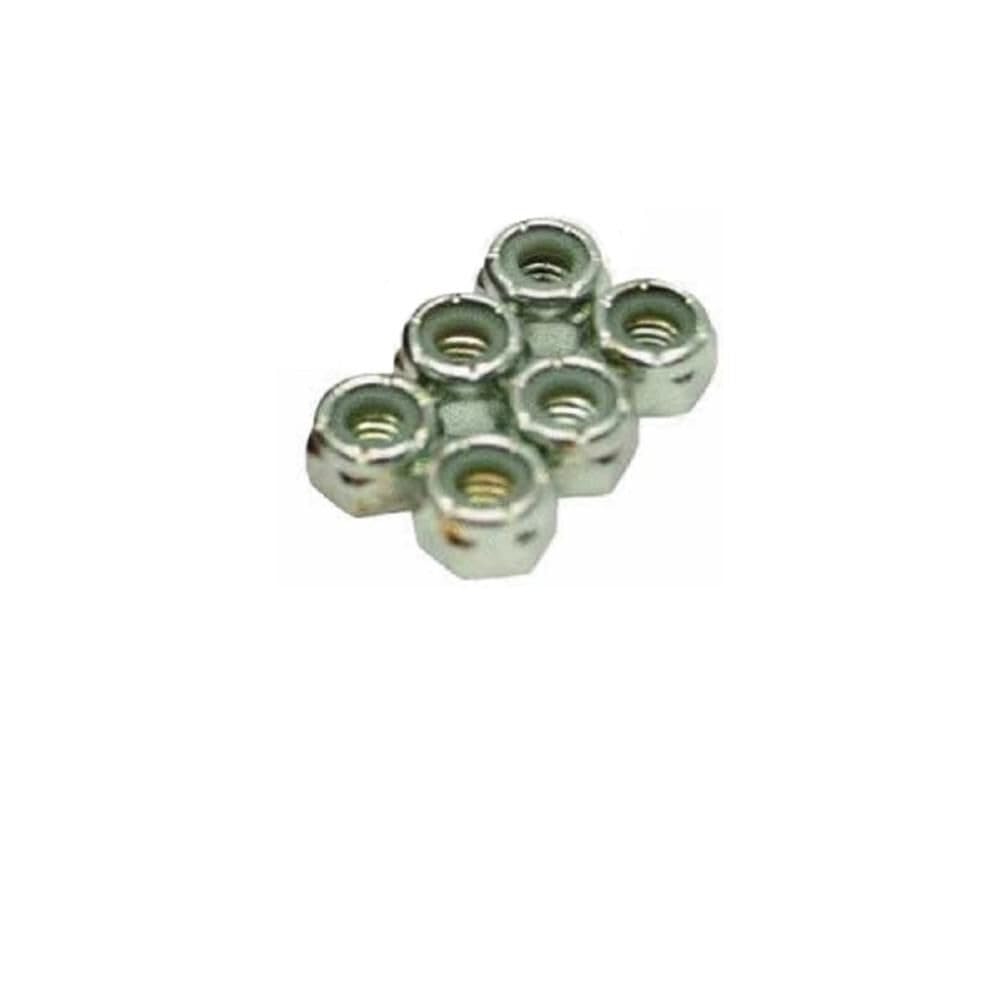 Husqvarna nuts close-up, durable thread engagement for lasting performance.