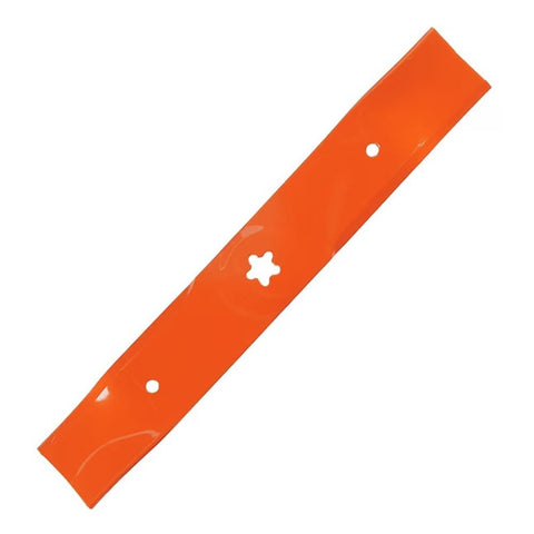 Husqvarna star-mount compatible blades enable fast, secure installation for riding mowers.