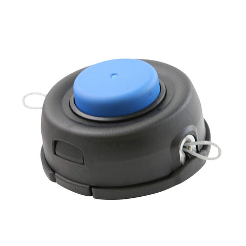 Husqvarna T35 split-spool anti-tangle design reduces line welding during operation.