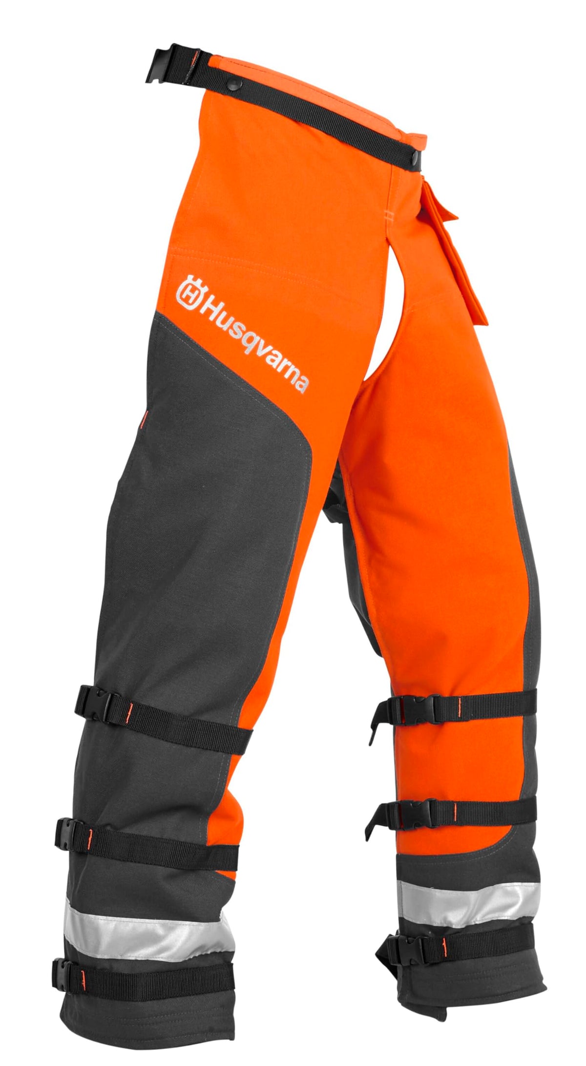 Husqvarna Technical Apron Wrap Chaps front view provide protective coverage