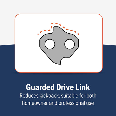 Compatibility with 12-inch Husqvarna bars like T435 and 439.