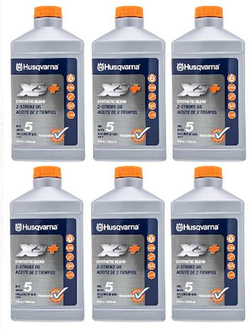 Husqvarna XP 2-stroke oil 12-8oz bottle for reliable engine performance in demanding jobs