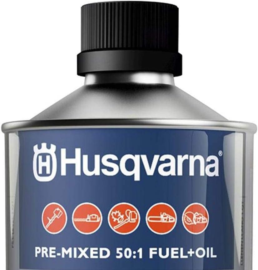 Husqvarna XP JASO FD synthetic oil packaging for 2-stroke engines.