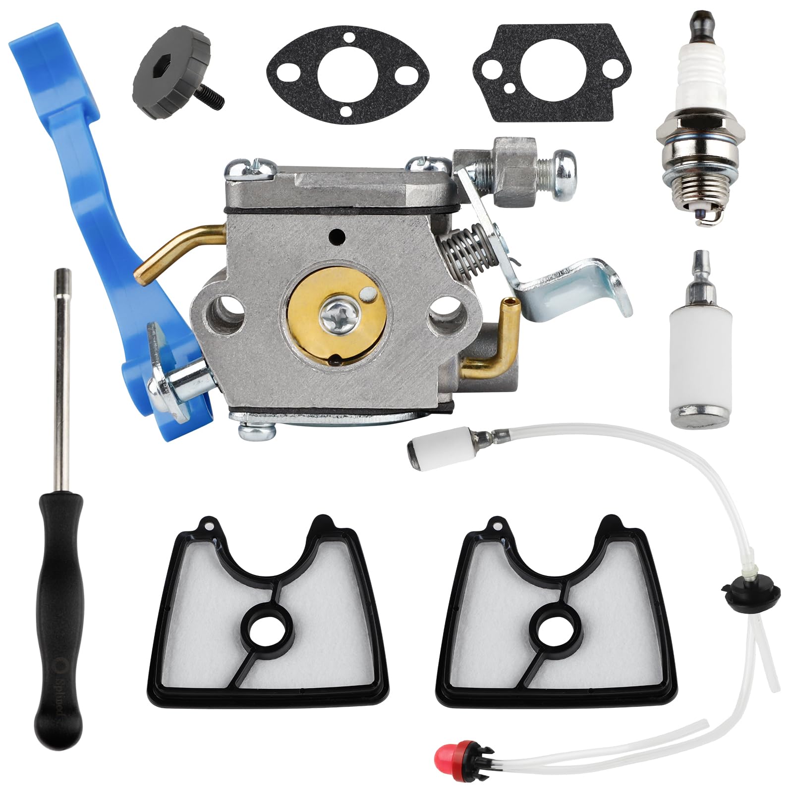 HUSWELL 125B carburetor kit for leaf blower with precise fit and reliable operation