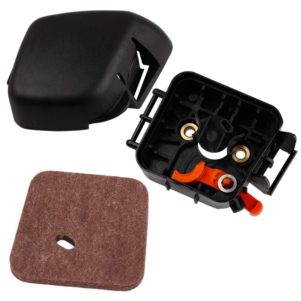 HUSWELL air filter cover for Stihl FS38, improving engine protection and seal.