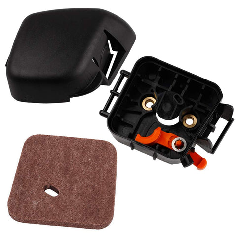 HUSWELL air filter cover for Stihl FS38, improving engine protection and seal.