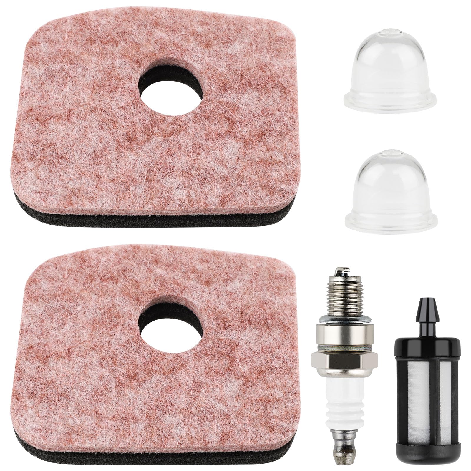 HUSWELL BG56 air filter tune up kit with two air filters for clean airflow.