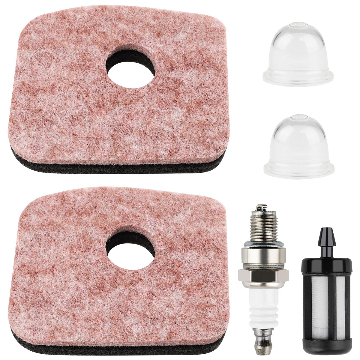 HUSWELL BG56 air filter tune up kit with two air filters for clean airflow.