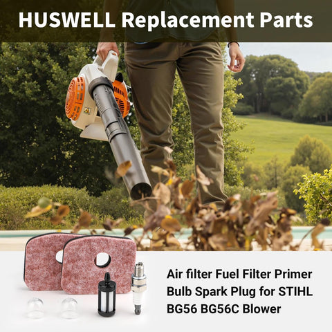 HUSWELL BG56 kit includes two primer bulbs for quick starts.