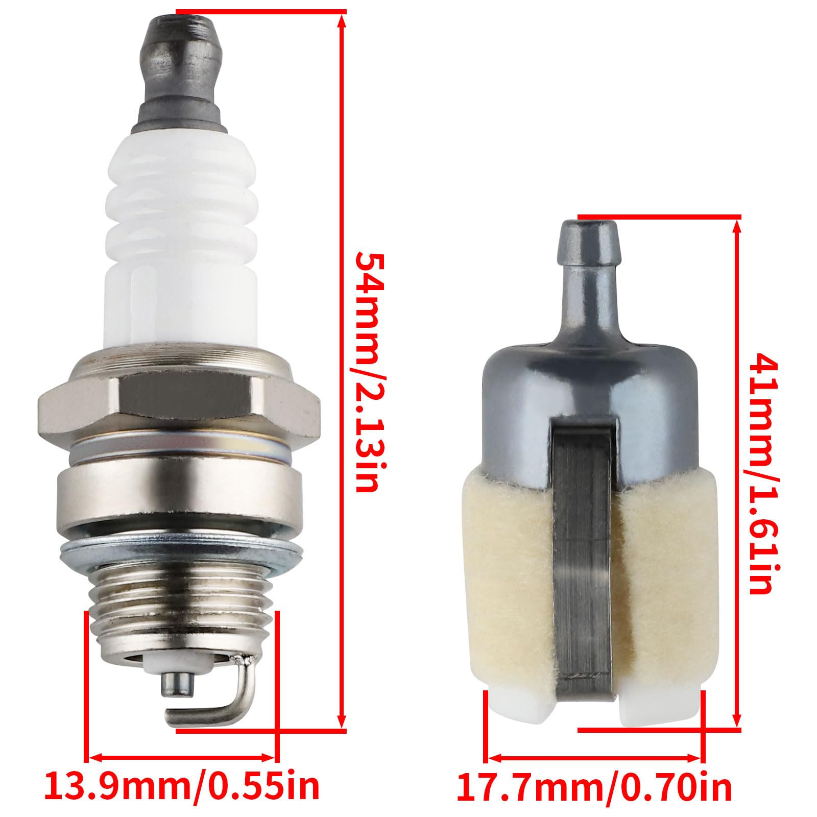 HUSWELL complete Echo tune-up set with two of each part
