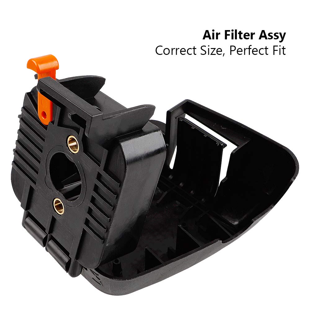 HUSWELL filter housing for Stihl KM55R supports quick part replacements.