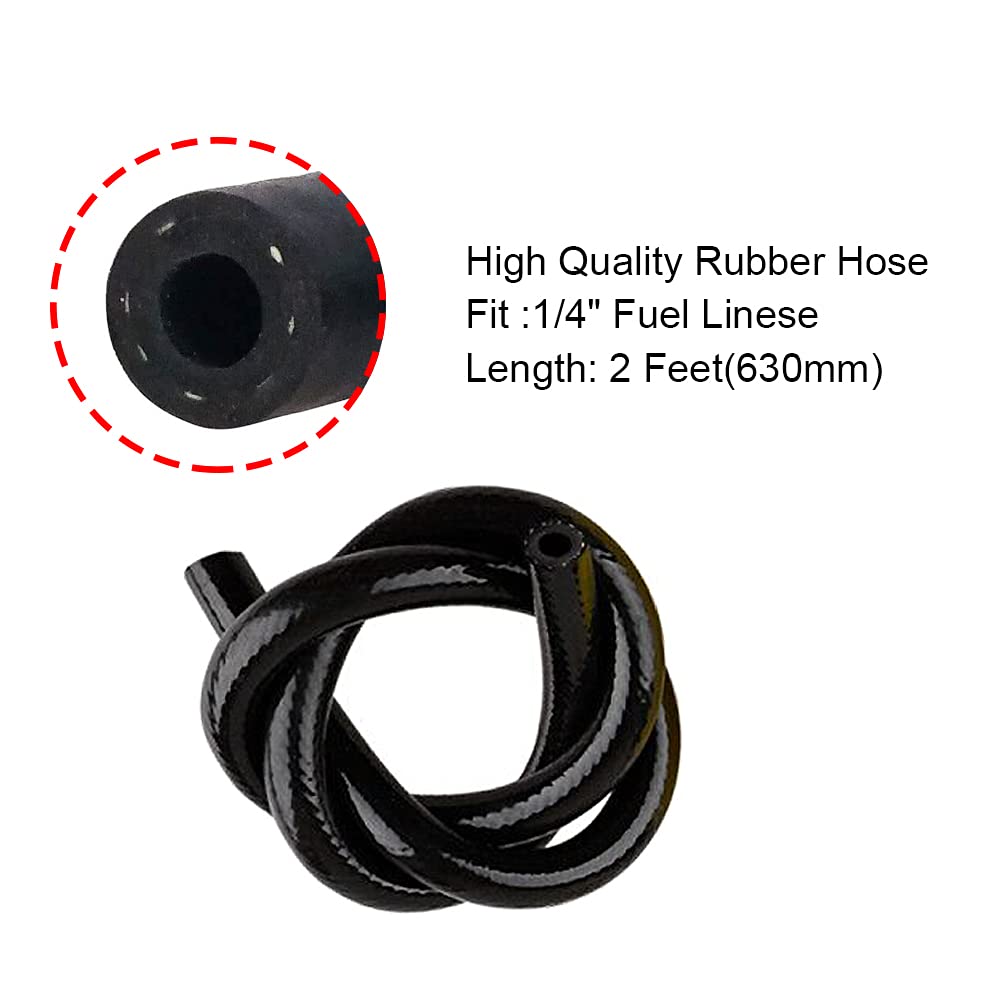 HUSWELL fuel line and filter assembly ready for installation