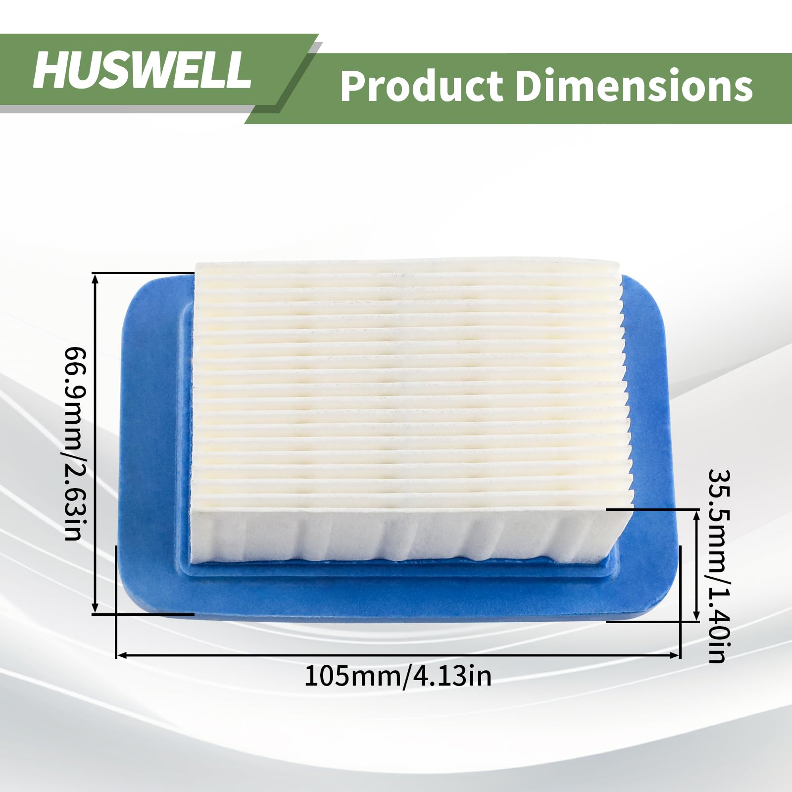 HUSWELL PB580T spark plug for dependable starts.