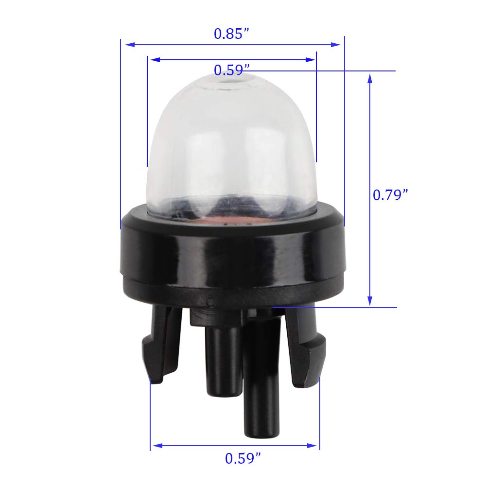 HUSWELL primer bulbs four-pack for common small engines
