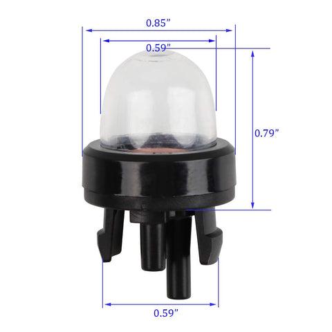 HUSWELL primer bulbs four-pack for common small engines