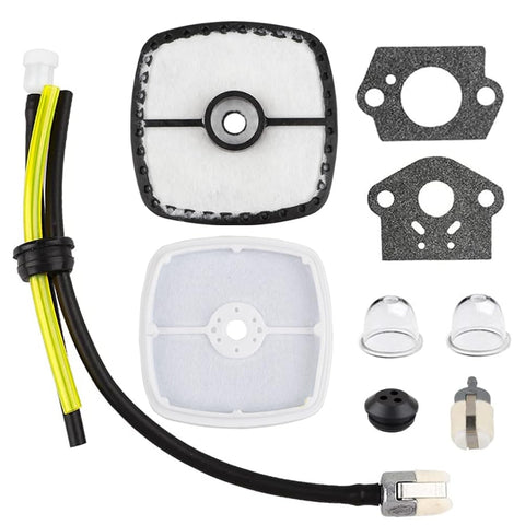 HUSWELL SRM225 air filter primer bulb gasket kit for Echo trimmers, quick maintenance and smoother starts.