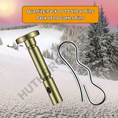 Huthbrother 10-pack cotter pins resist rust and corrosion.