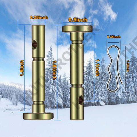 Huthbrother 10-pack shear pins built for cold-season maintenance.