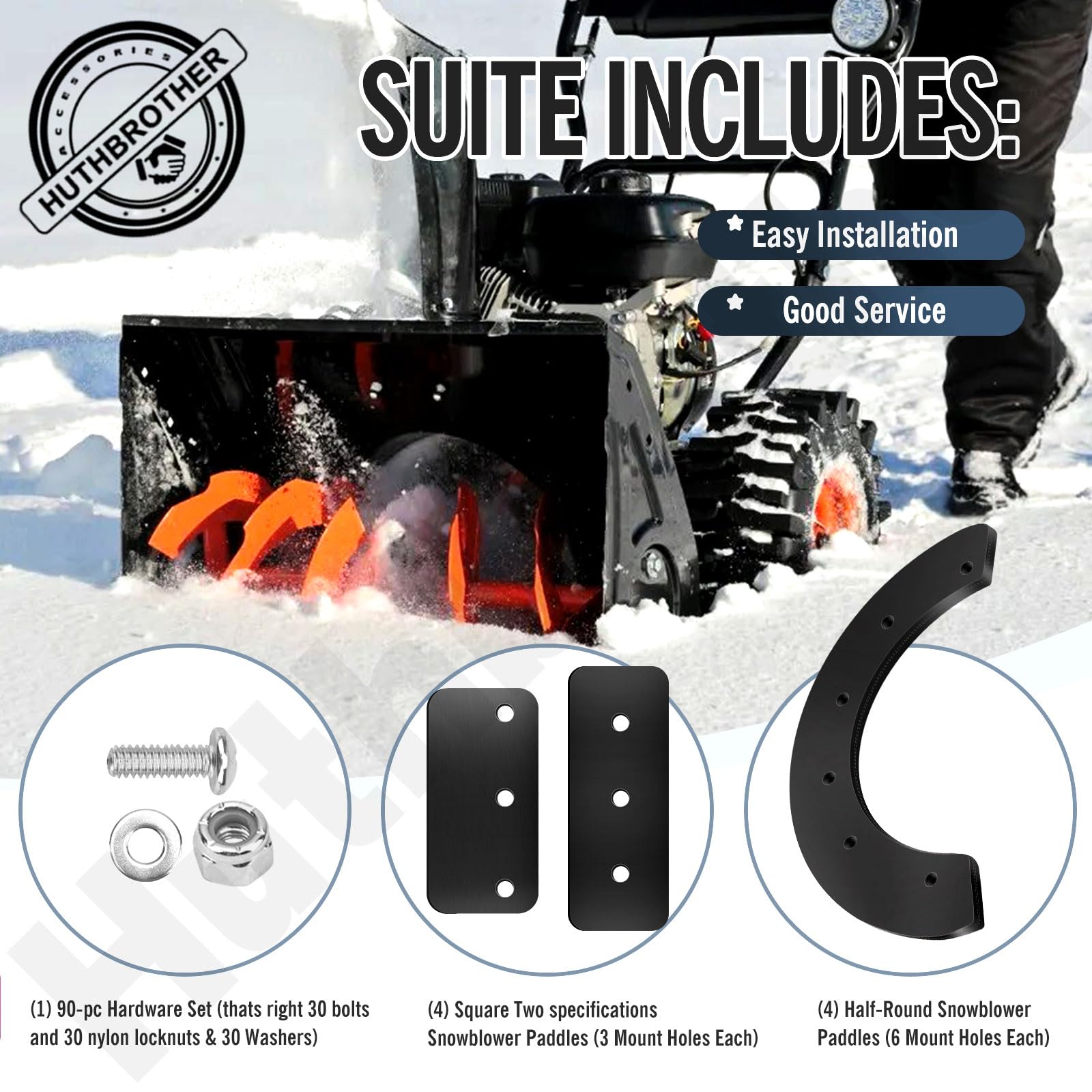 Center rectangle options from Huthbrother fit 20 21 and 22 inch augers