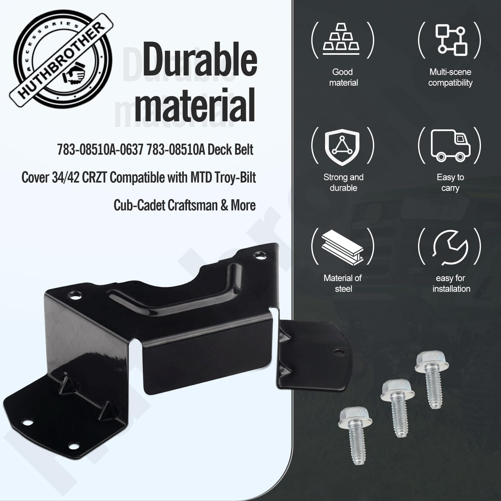 Huthbrother two-pack deck belt covers offer convenient replacement options