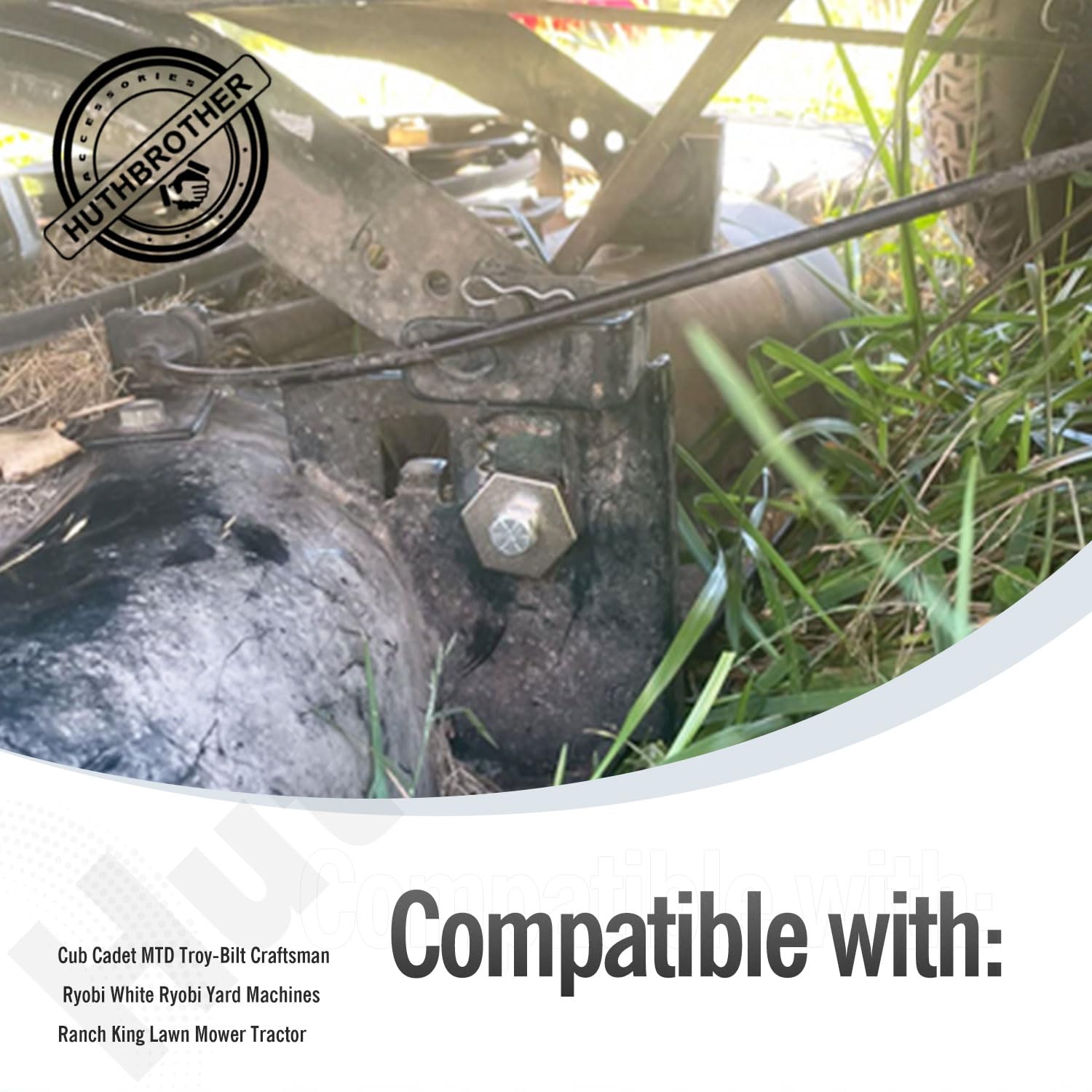 Huthbrother durable metal construction for dependable lawn equipment upgrades