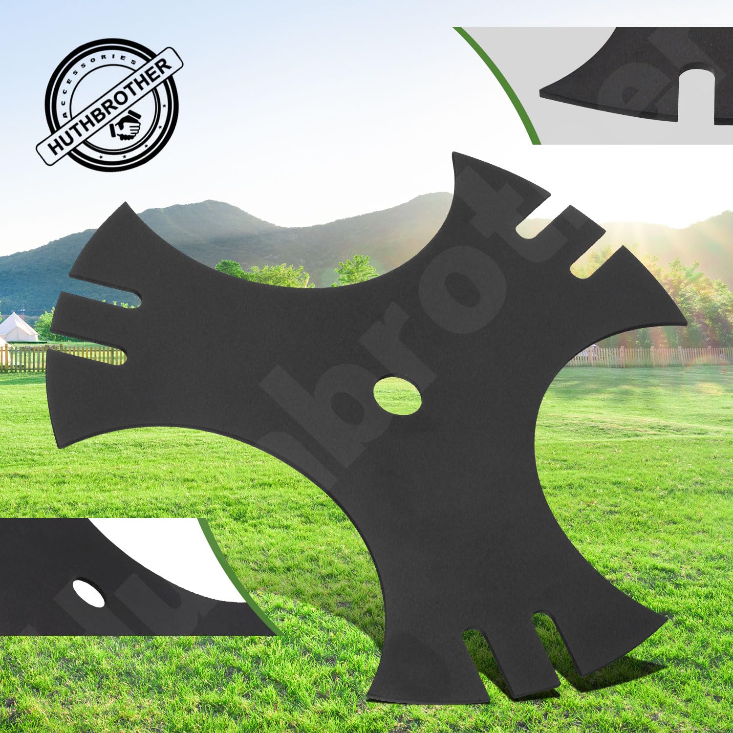 Two blades per pack provide ready replacements for busy seasons