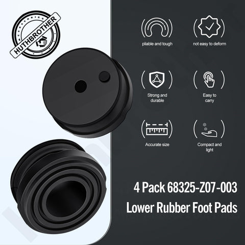 Huthbrother foot pad vibration insulation reduces genset shake.