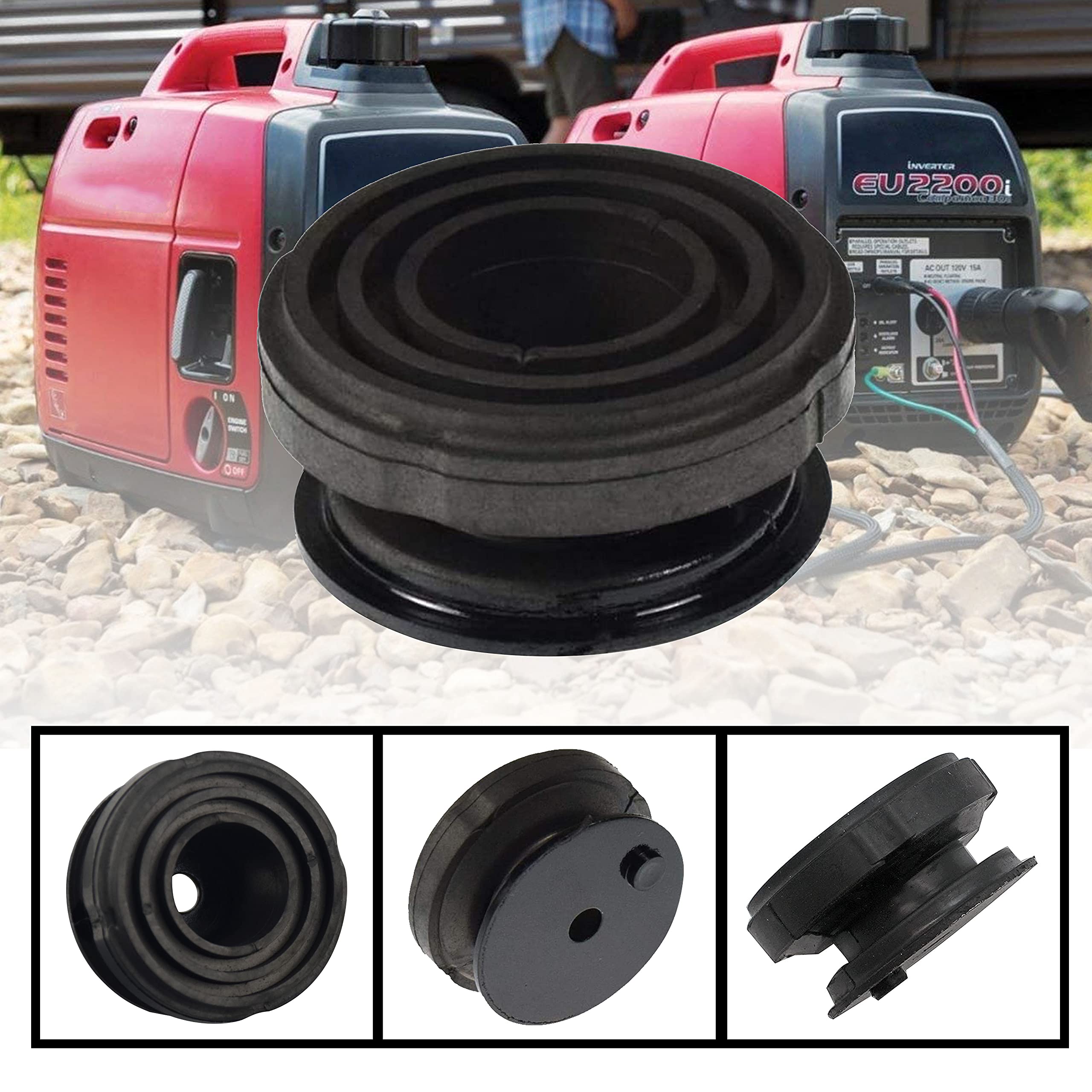 Huthbrother generator foot rubber highlights durability and long service life.