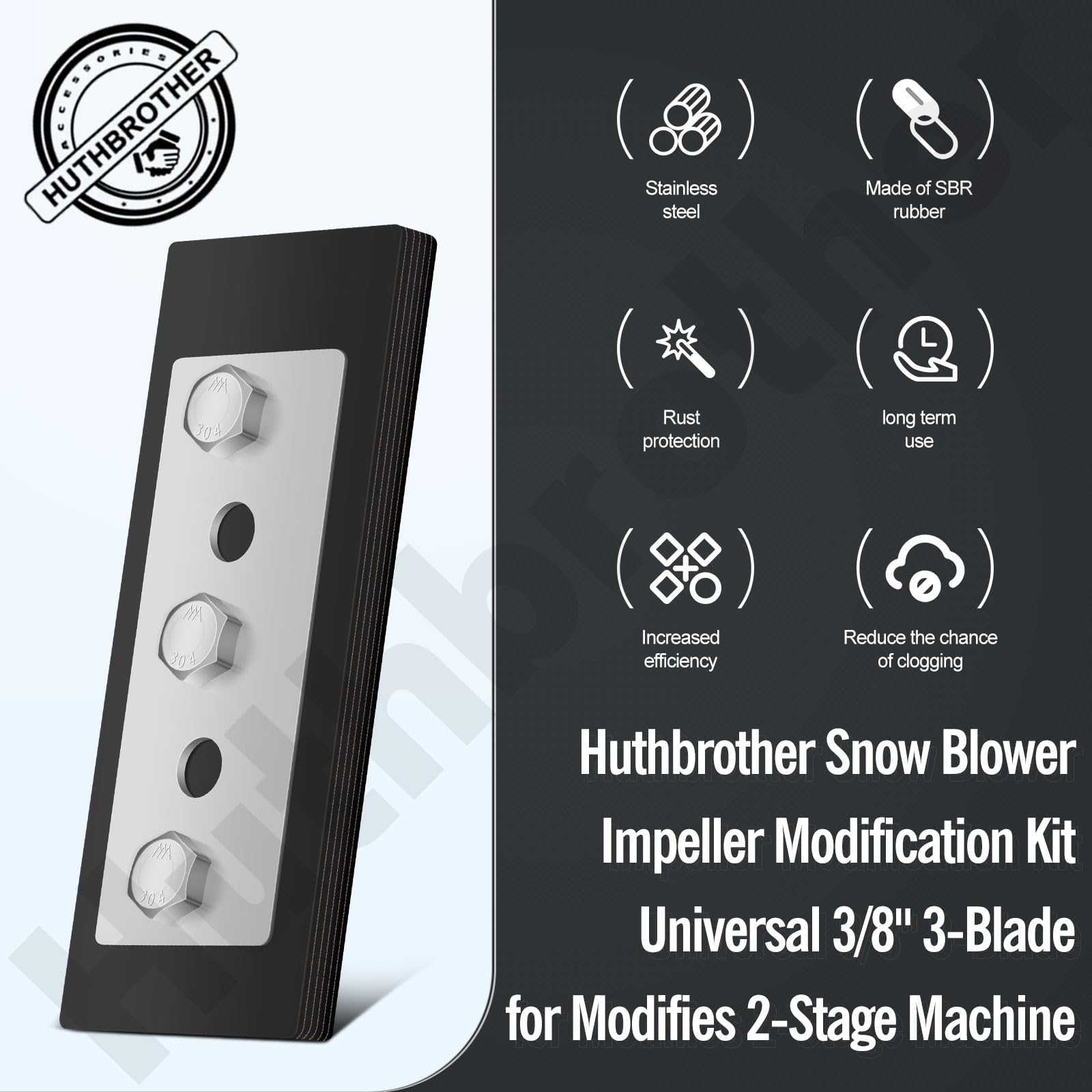 Huthbrother Hex bolts and nuts provide reliable assembly and easy maintenance.