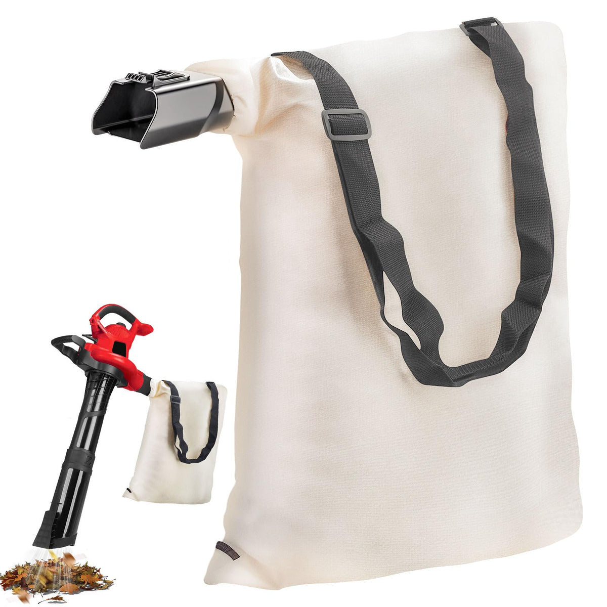 Huthbrother 127-7040 leaf blower bag, durable Toro replacement for leaves and dust