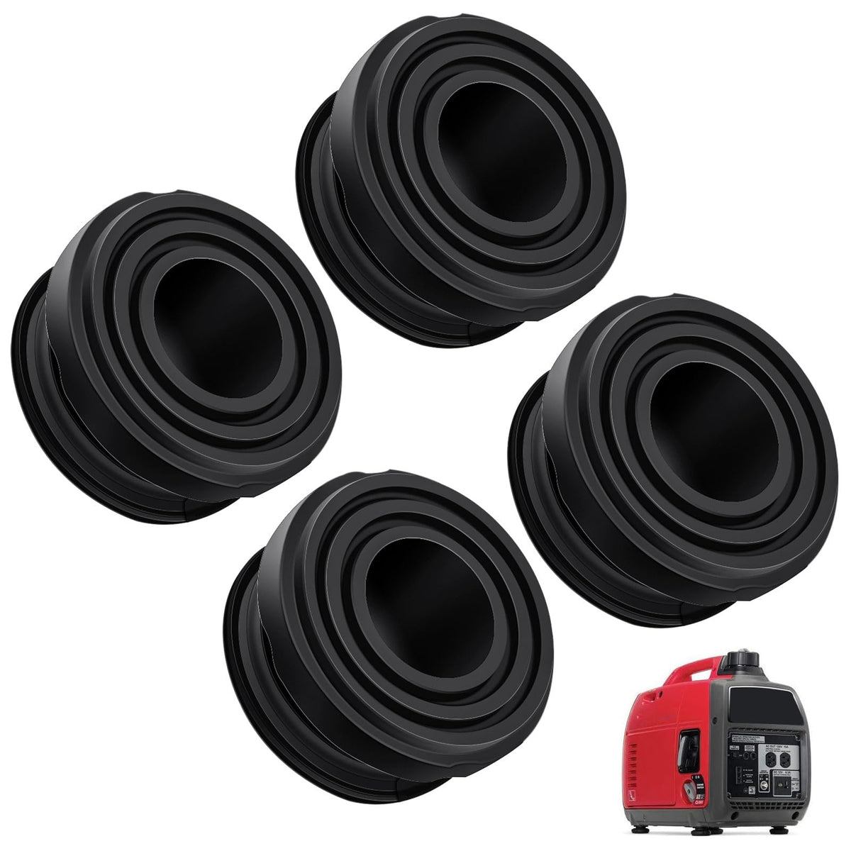 Huthbrother lower foot pad on EU2000i improving stability and reducing vibration.