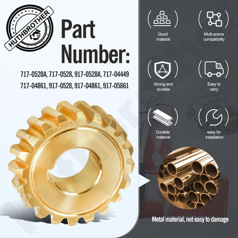 Huthbrother replacement part pack includes versatile compatibility for snowblowers.