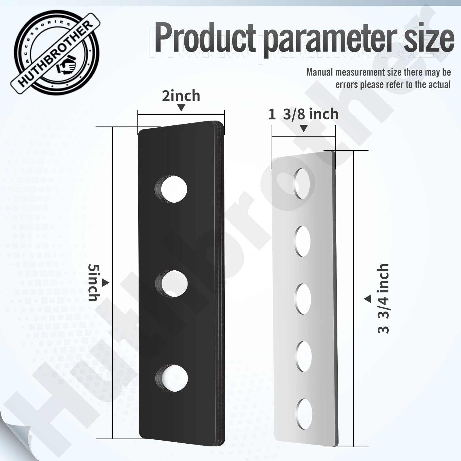 Huthbrother metal straps secure paddles for stable two-stage operation.