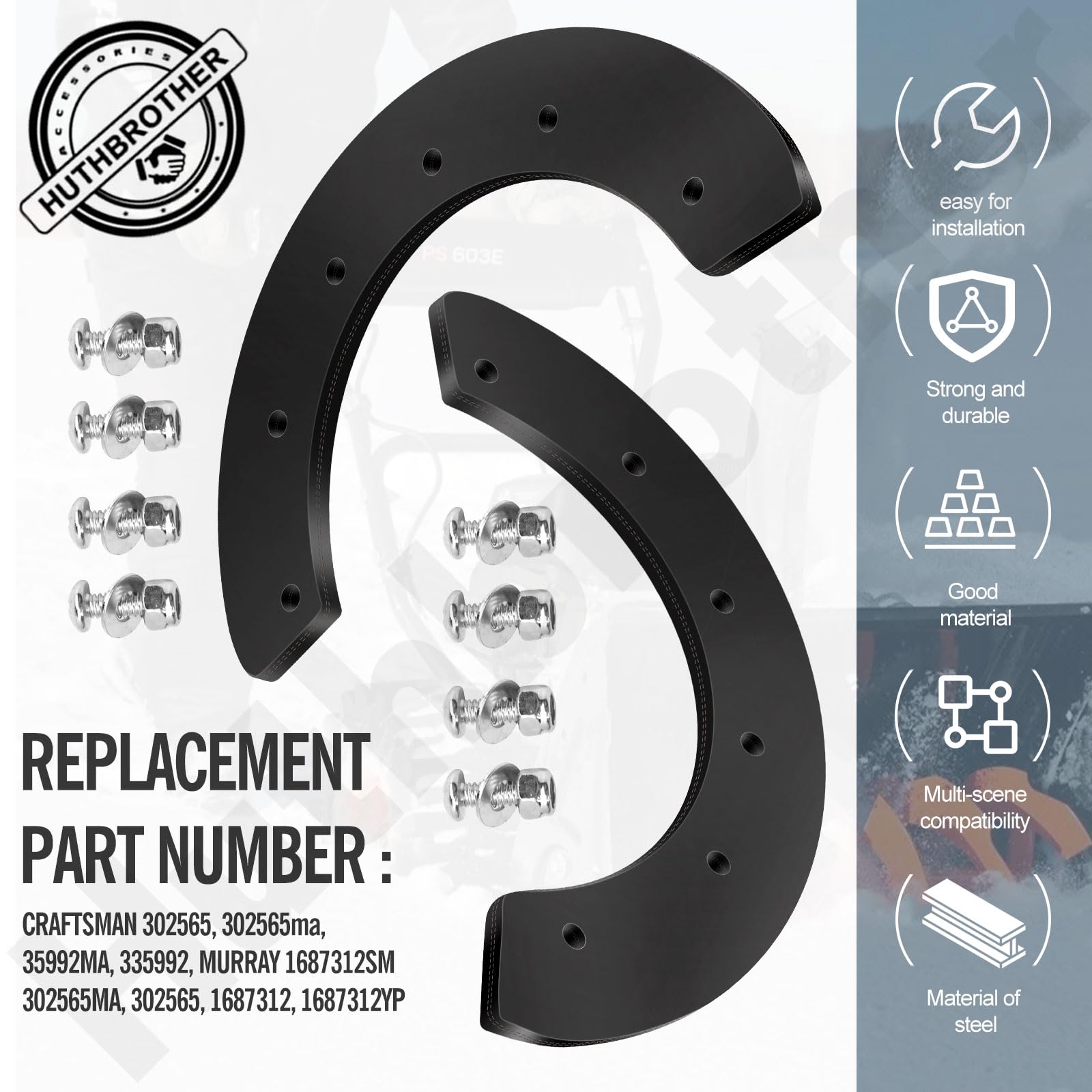 Square paddles from Huthbrother provide versatile snow engagement