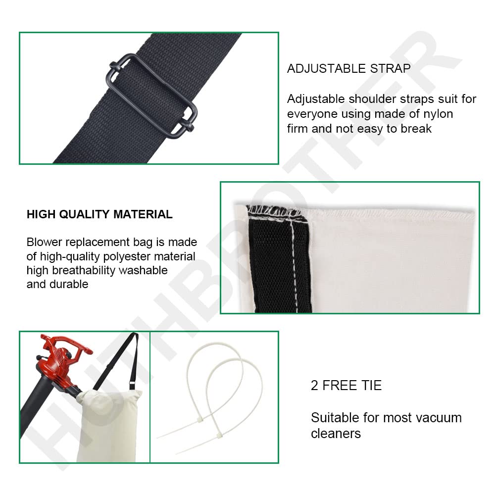 Huthbrother bag opening 3.5-inch enables quick attachment and setup.