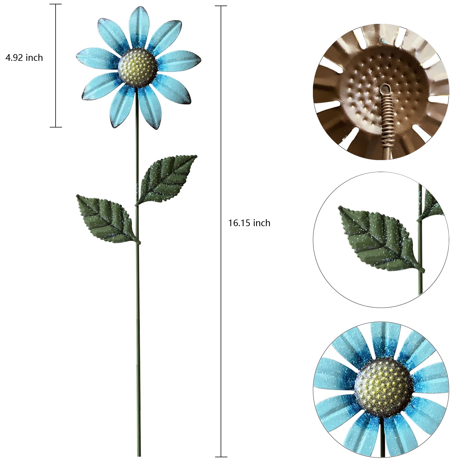 HUTHDAK metal garden stakes designed to last through seasons and weather.