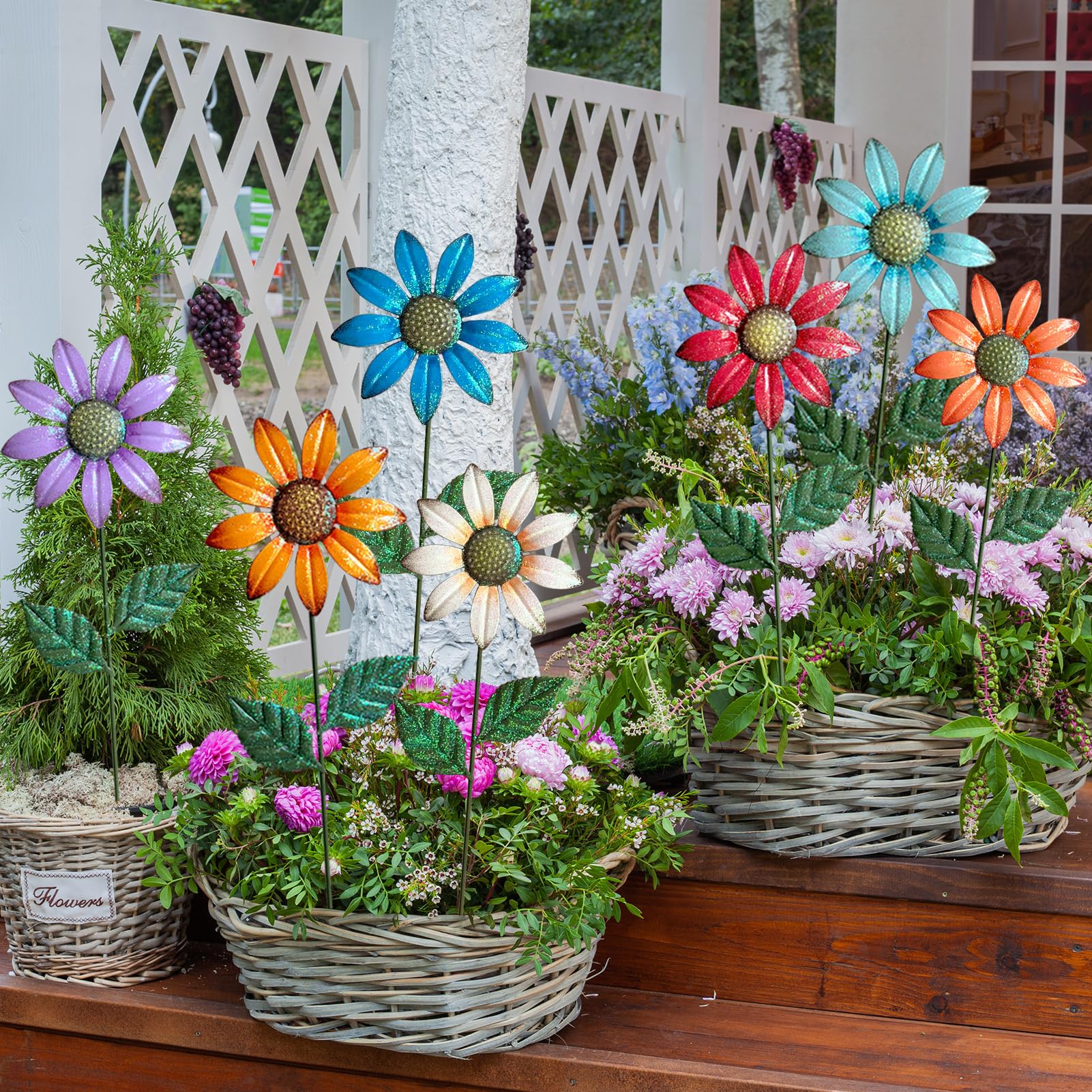 HUTHDAK spring outdoor decor idea for lawn, path, and garden displays.