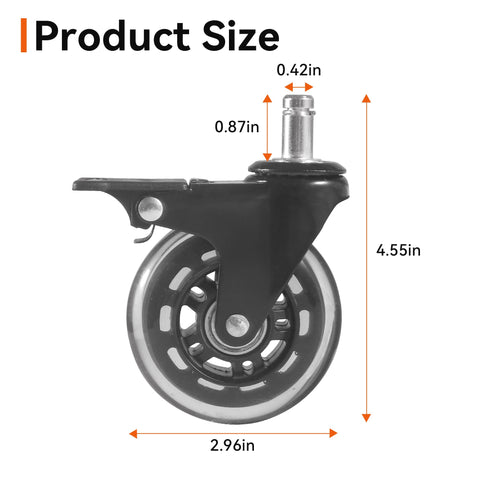 Brake lock on HUTUDAN wheels prevents movement during grilling