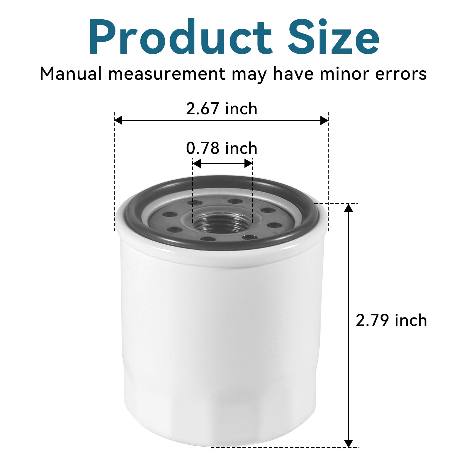 HUTUDAN Hydro-Gear 52114 spin-on design enables fast tool-free installation.