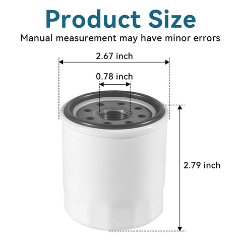 HUTUDAN Hydro-Gear 52114 spin-on design enables fast tool-free installation.