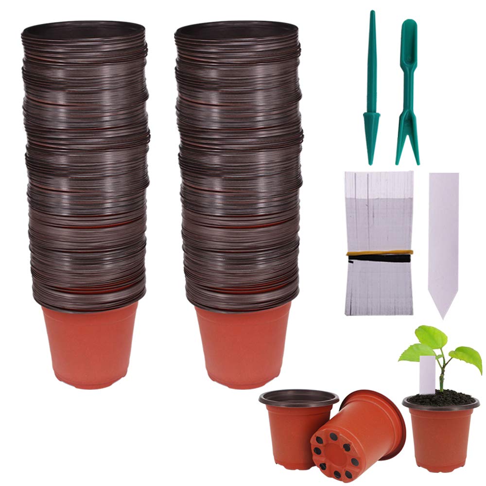 Huvai 4-inch seedling pots for easy starting and transplanting.