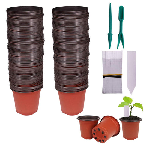 Huvai 4-inch seedling pots for easy starting and transplanting.