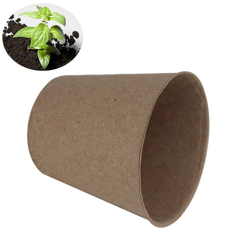 Huvai seedling starter kit pairs pots with labels for neat organizing.