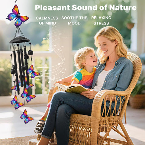 HUVNSOCH wind chime aluminum tubes tuned for clear lasting notes