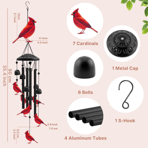 HUVNSOCH tuned aluminum tubes emit clear, lasting chimes in breeze